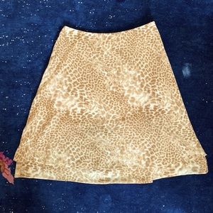 Evan Picone Leopard Print Lightweight Lined. Size 8P